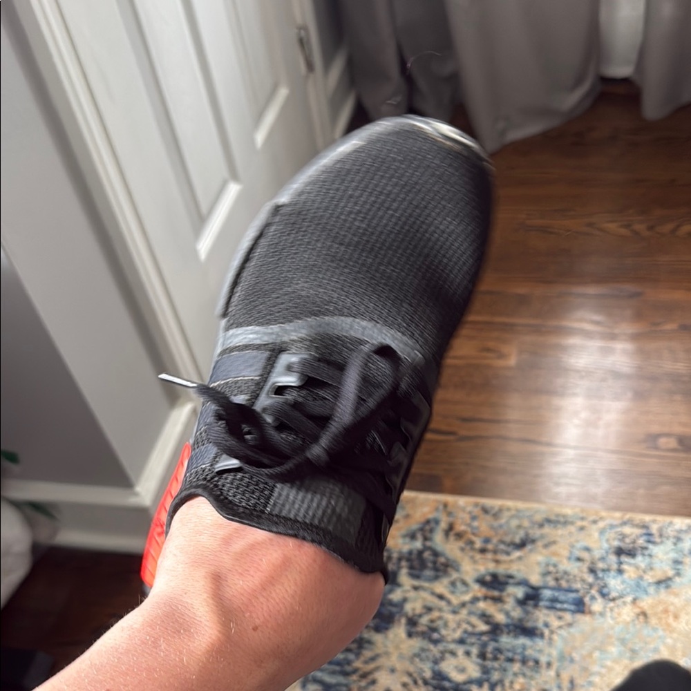 Adidas Black and Red Sneakers Modern Minimalist Design - Picture 5 of 6